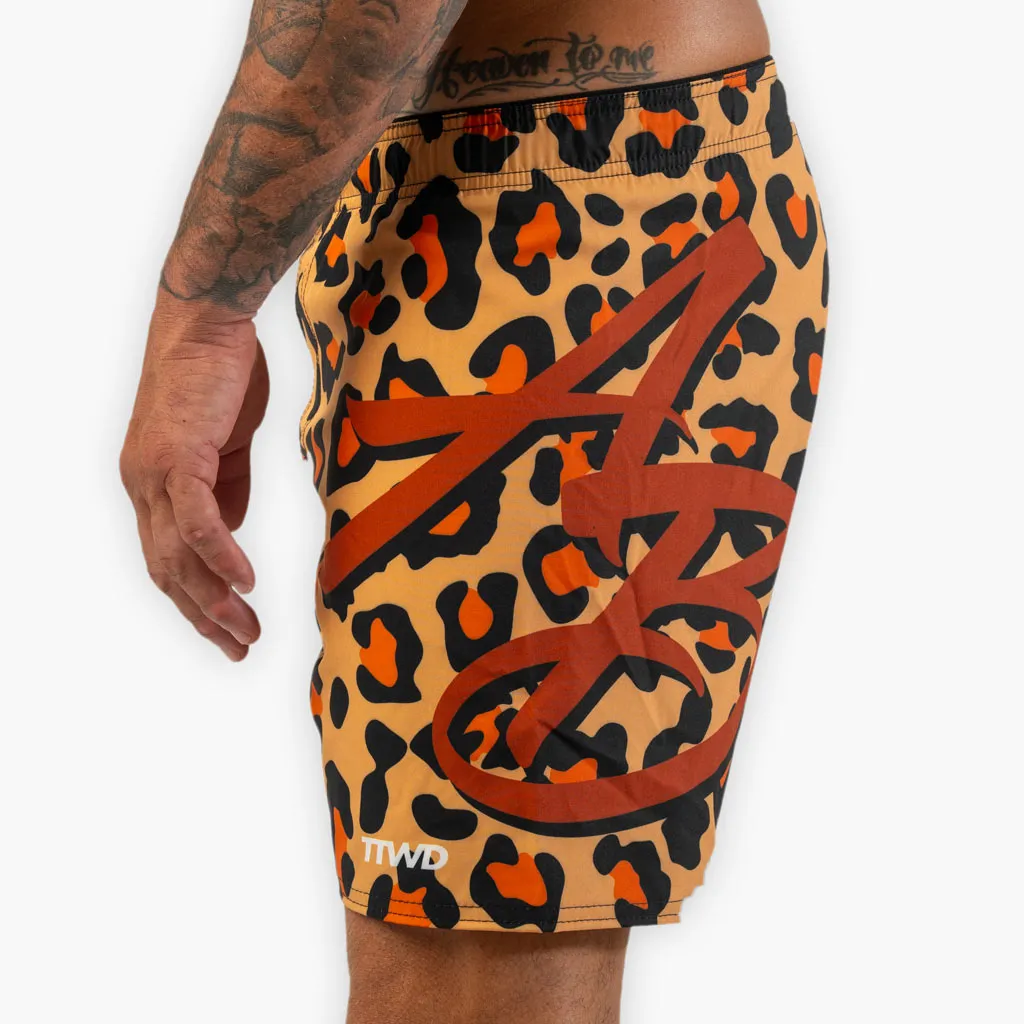 The No Gi Exotic HYBRID Training Shorts - Jaguar