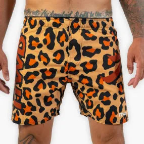 The No Gi Exotic HYBRID Training Shorts - Jaguar