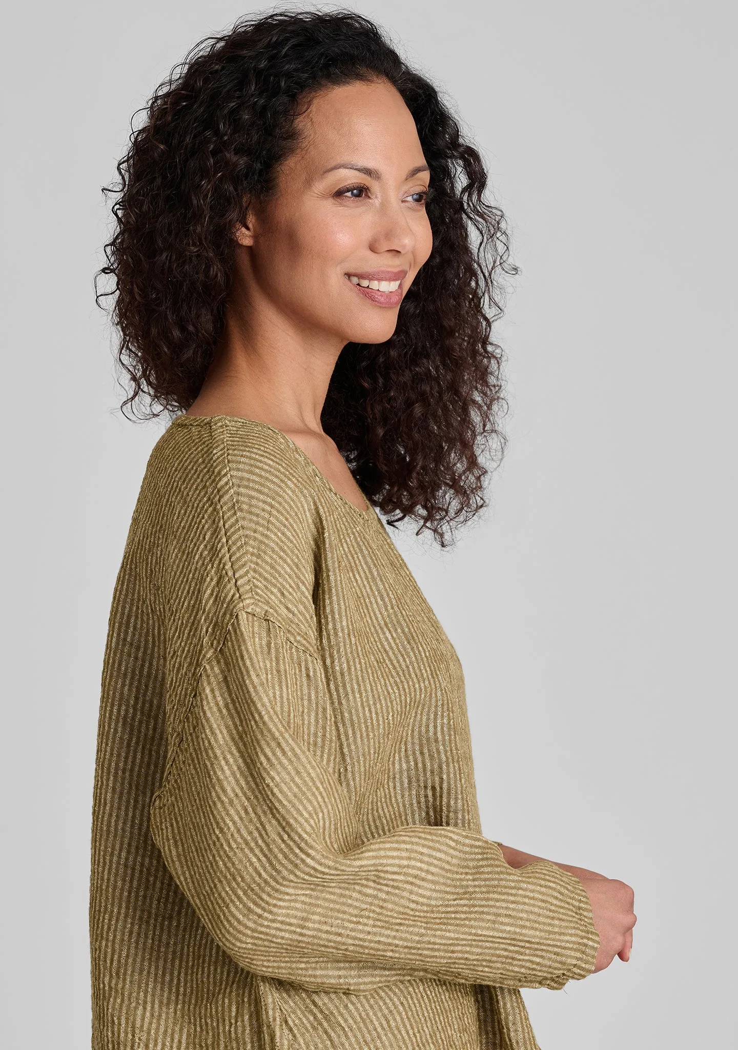 Throw It On - Long Sleeve Linen Shirt