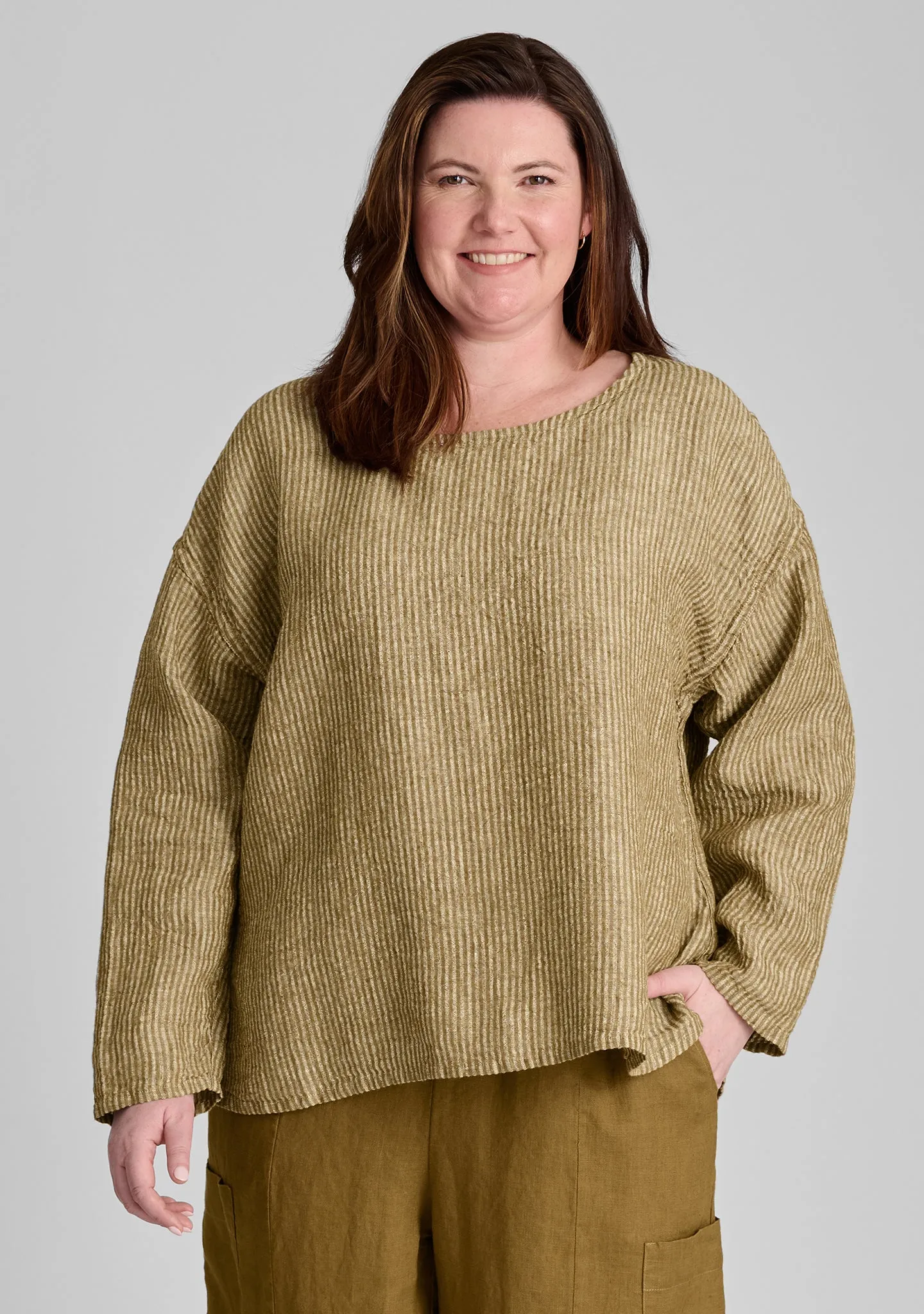 Throw It On - Long Sleeve Linen Shirt