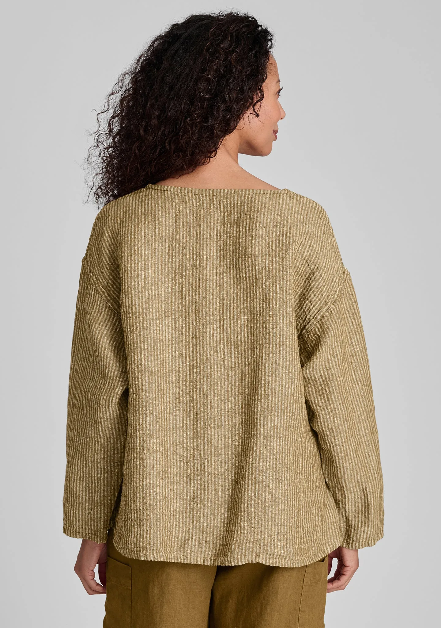 Throw It On - Long Sleeve Linen Shirt