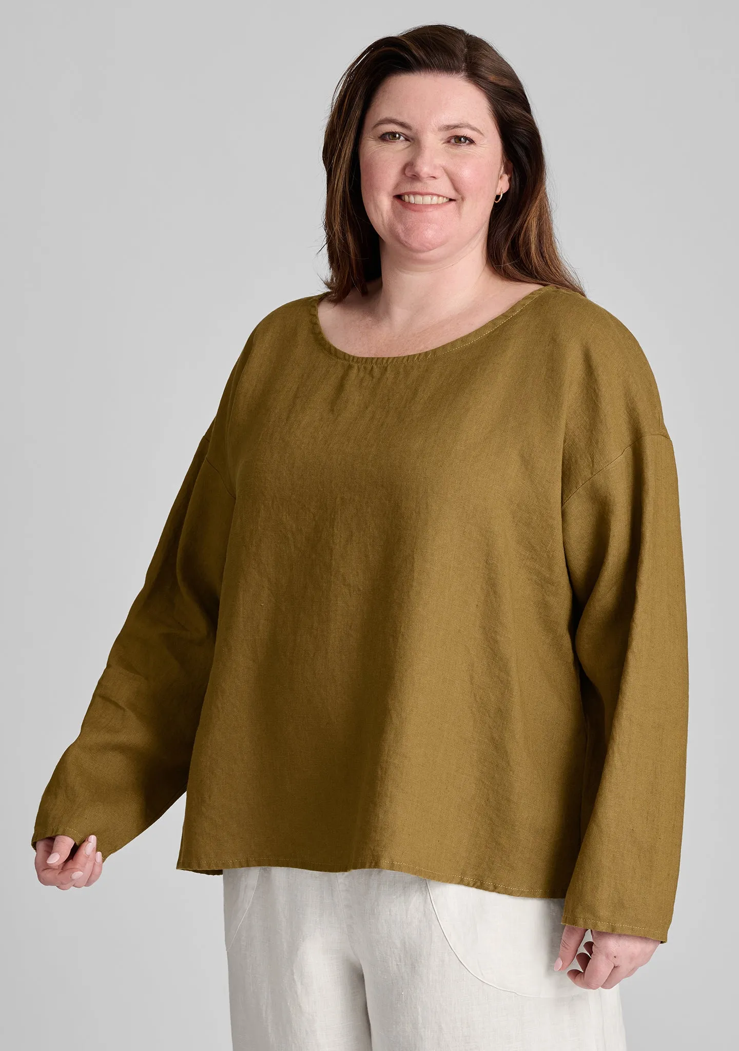 Throw It On - Long Sleeve Linen Shirt