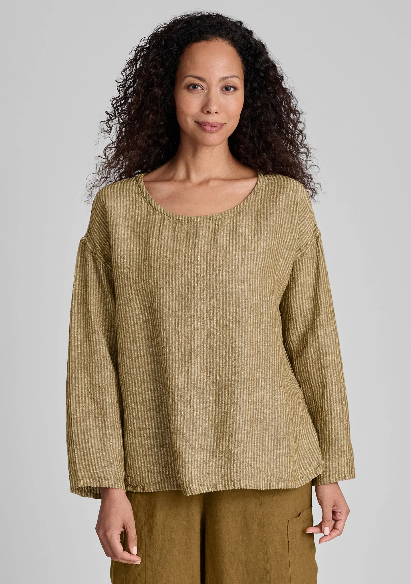 Throw It On - Long Sleeve Linen Shirt