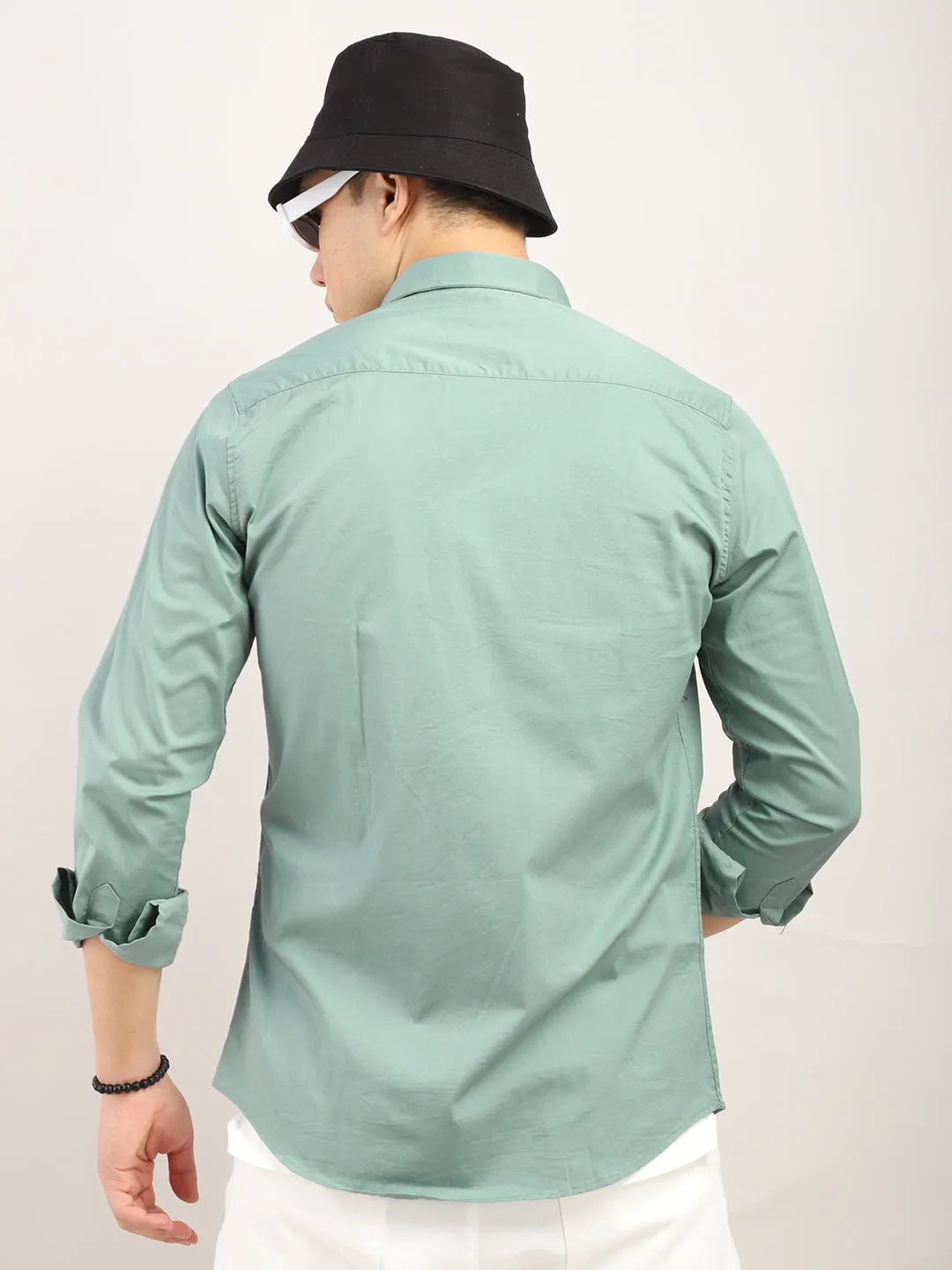 Viggo Plain Sea Green Shirt